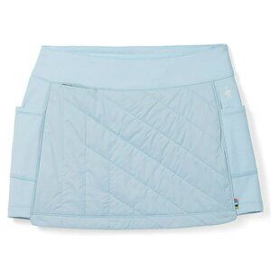 NWT Smartwool Smartloft Women's Quilted Pull On Skirt Winter Sky Blue Pockets XS